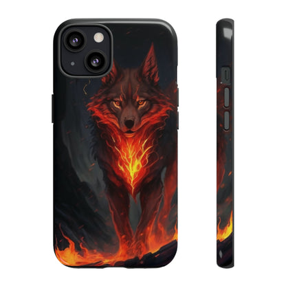 Red Glowing Fox  Tough Case