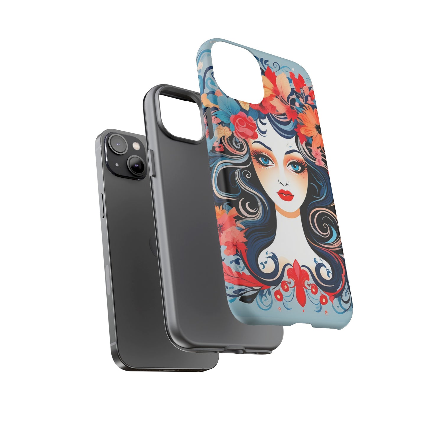 Floral Lady Tough Case