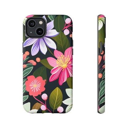 Pink Flower Pattern Tough Case