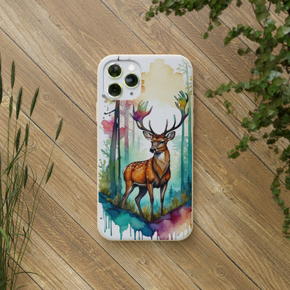 Forest Majesty Deer Biodegradable Case