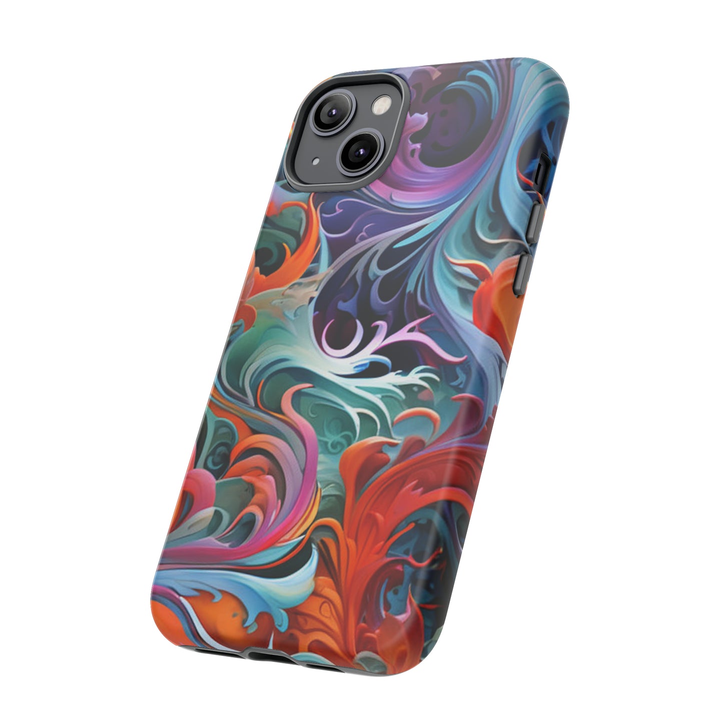 Spiral Paint Art Pattern Tough Case