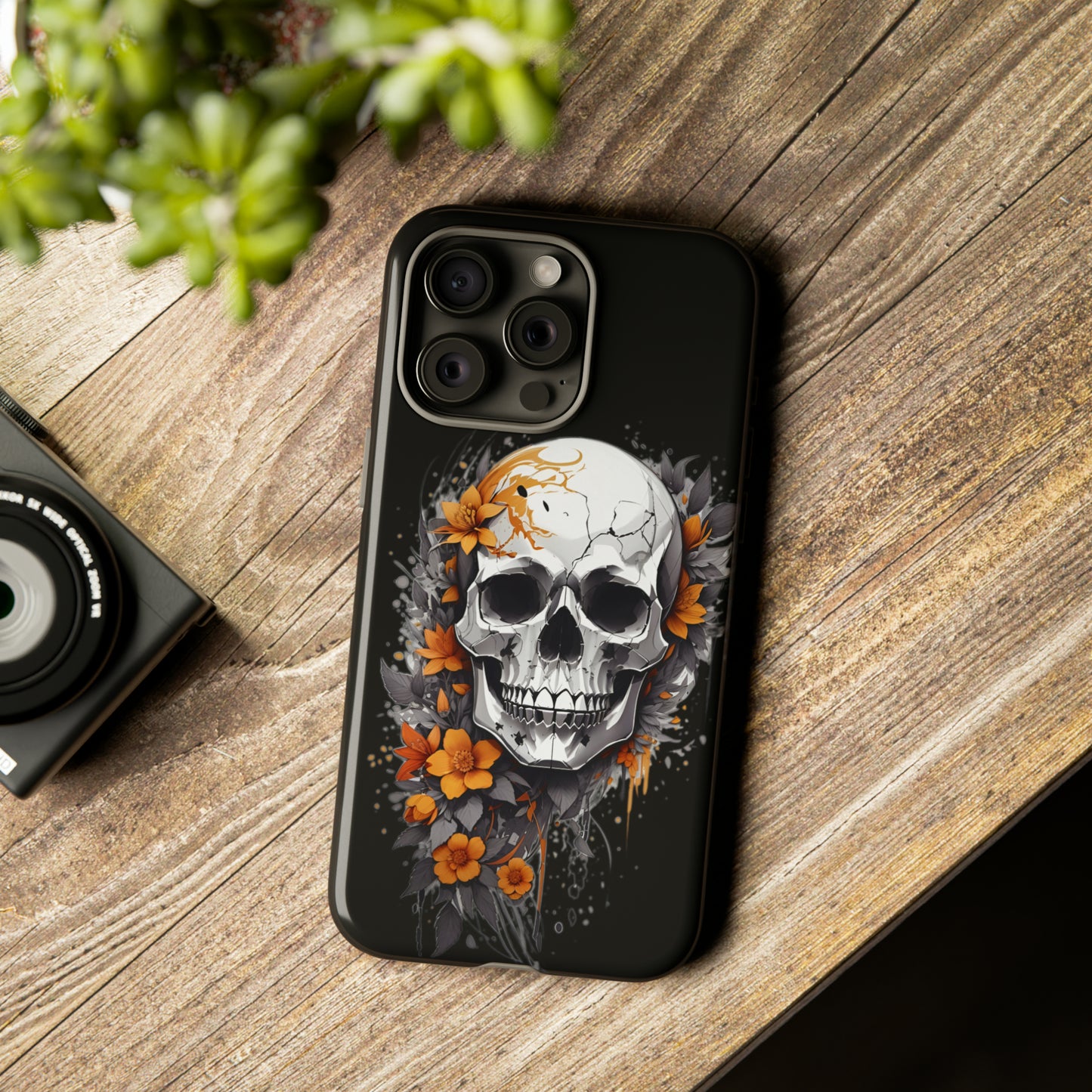 Skulls and Flowers Tough Case