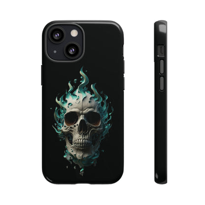 Flaming Skull Tough Case