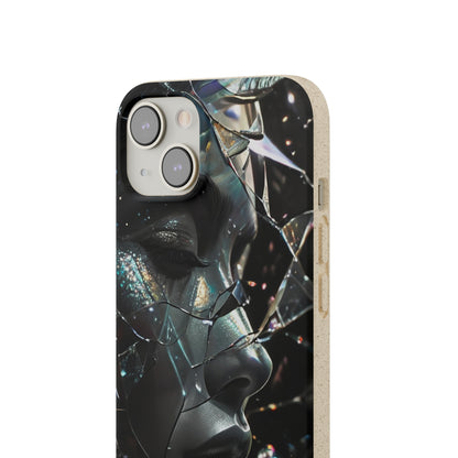 Fractured Glass art Biodegradable Case