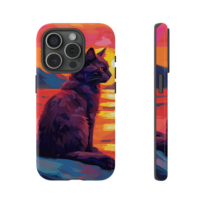 Sunset Cat Tough Case