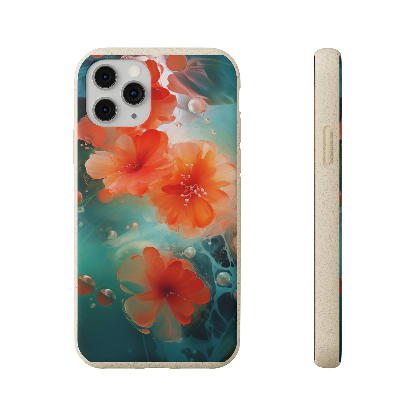 Flower painting Biodegradable Case