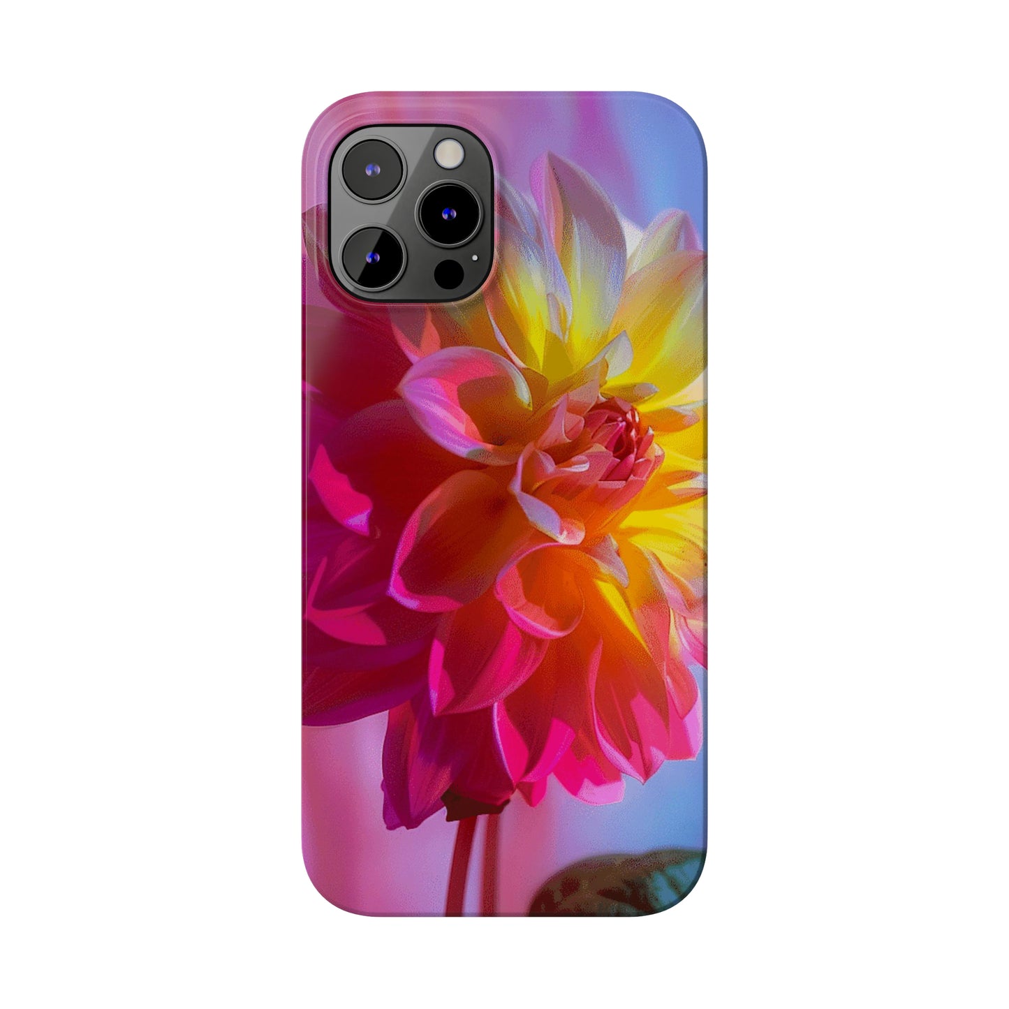 Floral Design Slim Phone Case - Colorwink