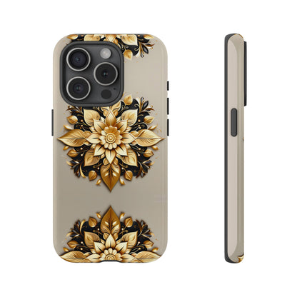 Golden Flower Tough Case