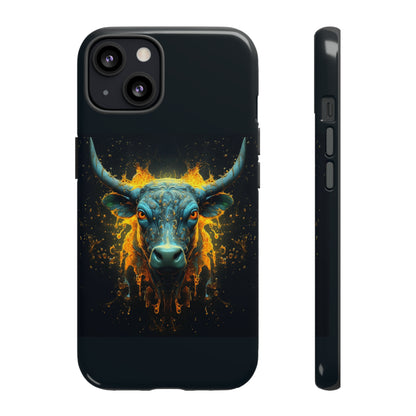 Bull Face Yellow Tough Case