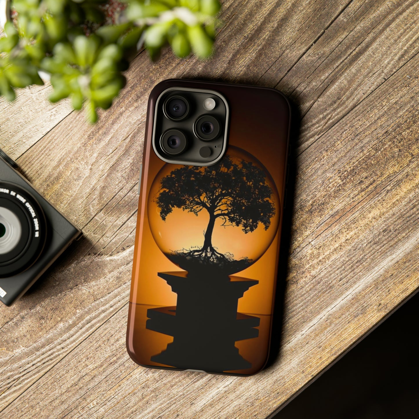 Tree yellow Art Tough Case