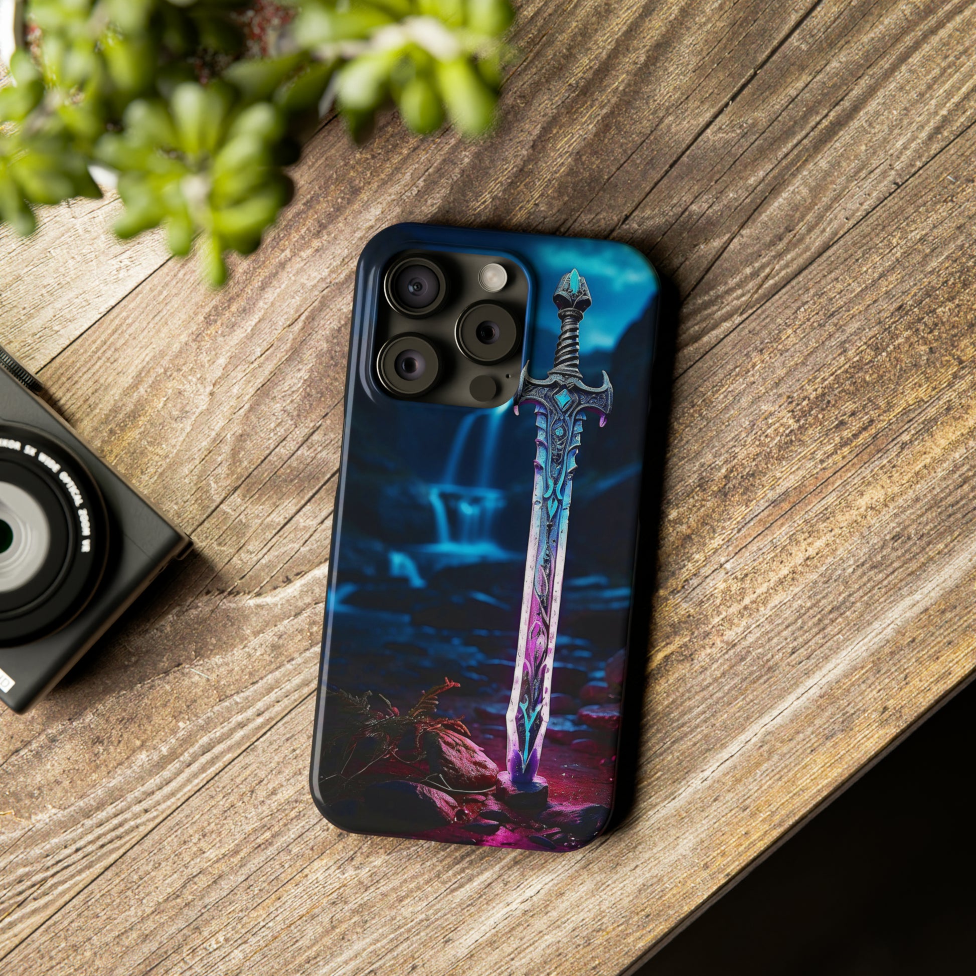 Radiant Sword Slim Phone Case - Colorwink