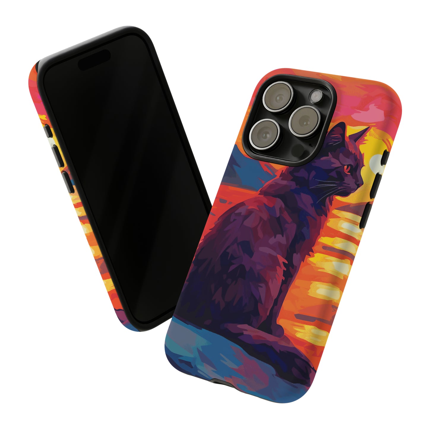 Sunset Cat Tough Case