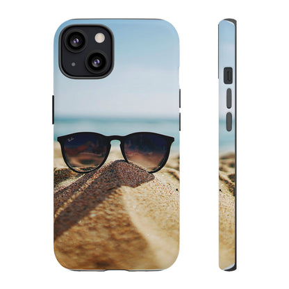 Sunglass on Beach Tough Case