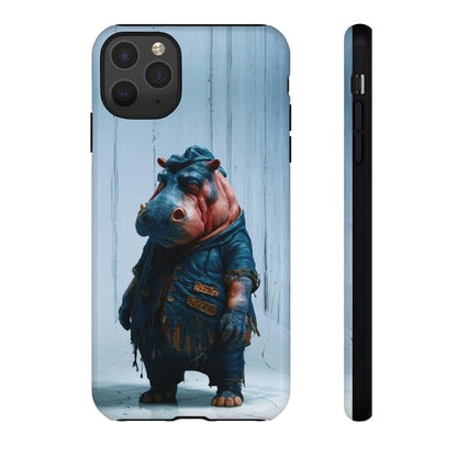 Tired Hippo Tough Case