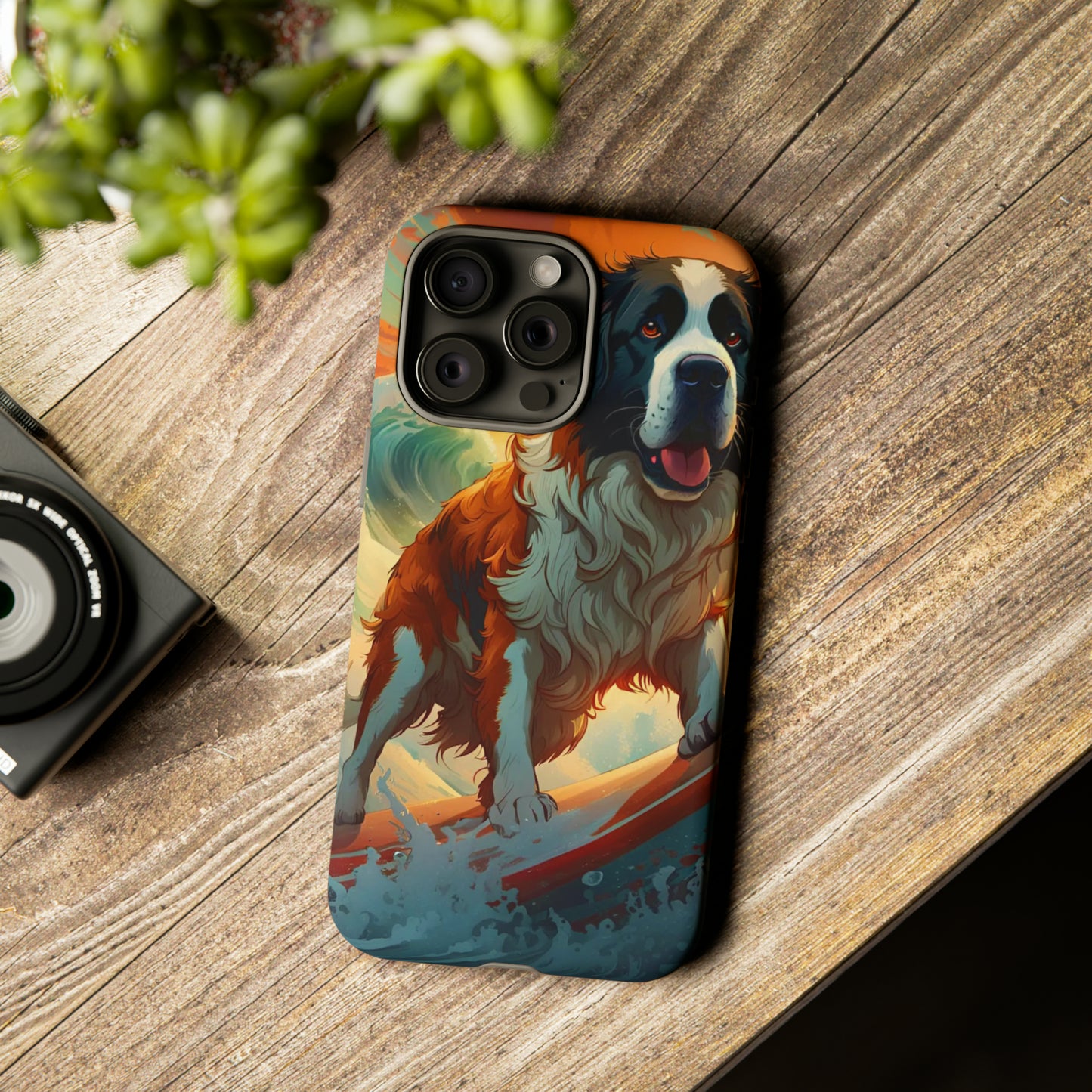 The Dog Surfer Tough Case