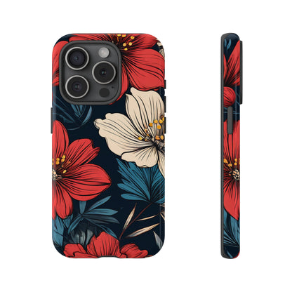 Two Flowers Tough Case