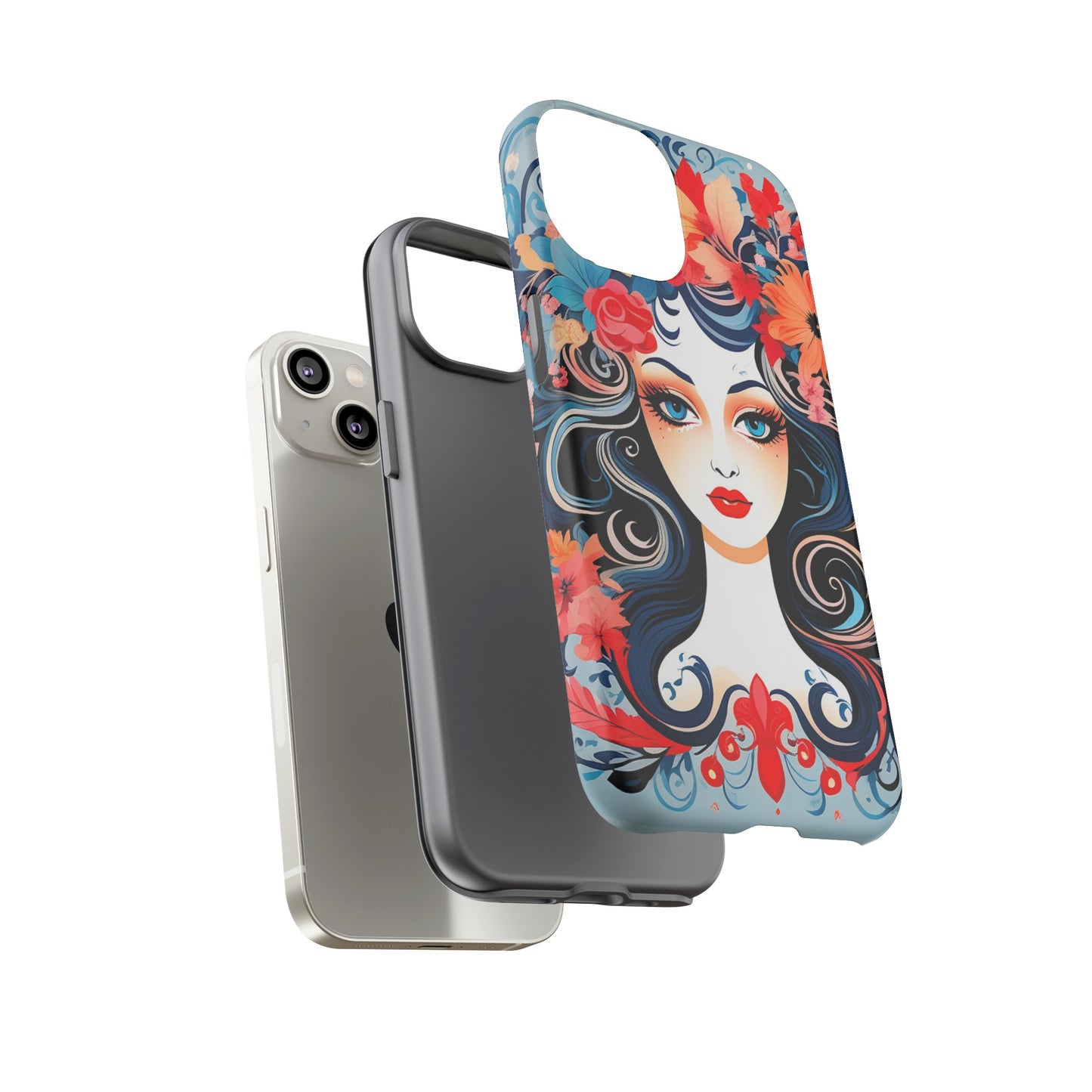 Floral Lady Tough Case