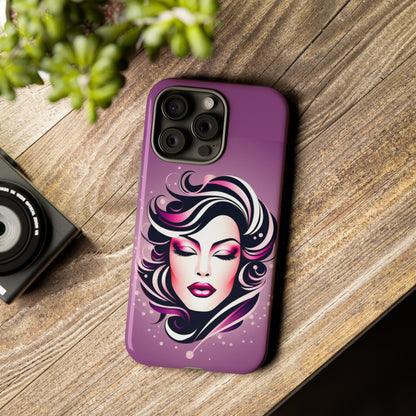 Magenta Lady Tough Case