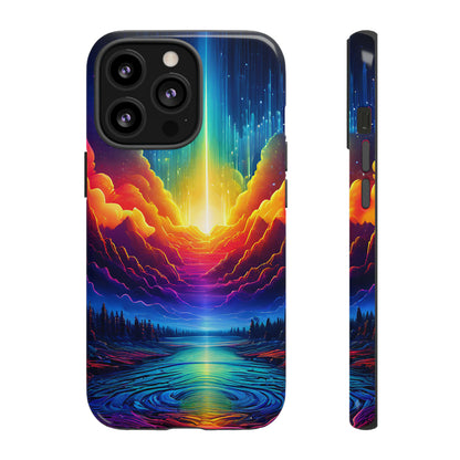 Rainbow Clouds Tough Case