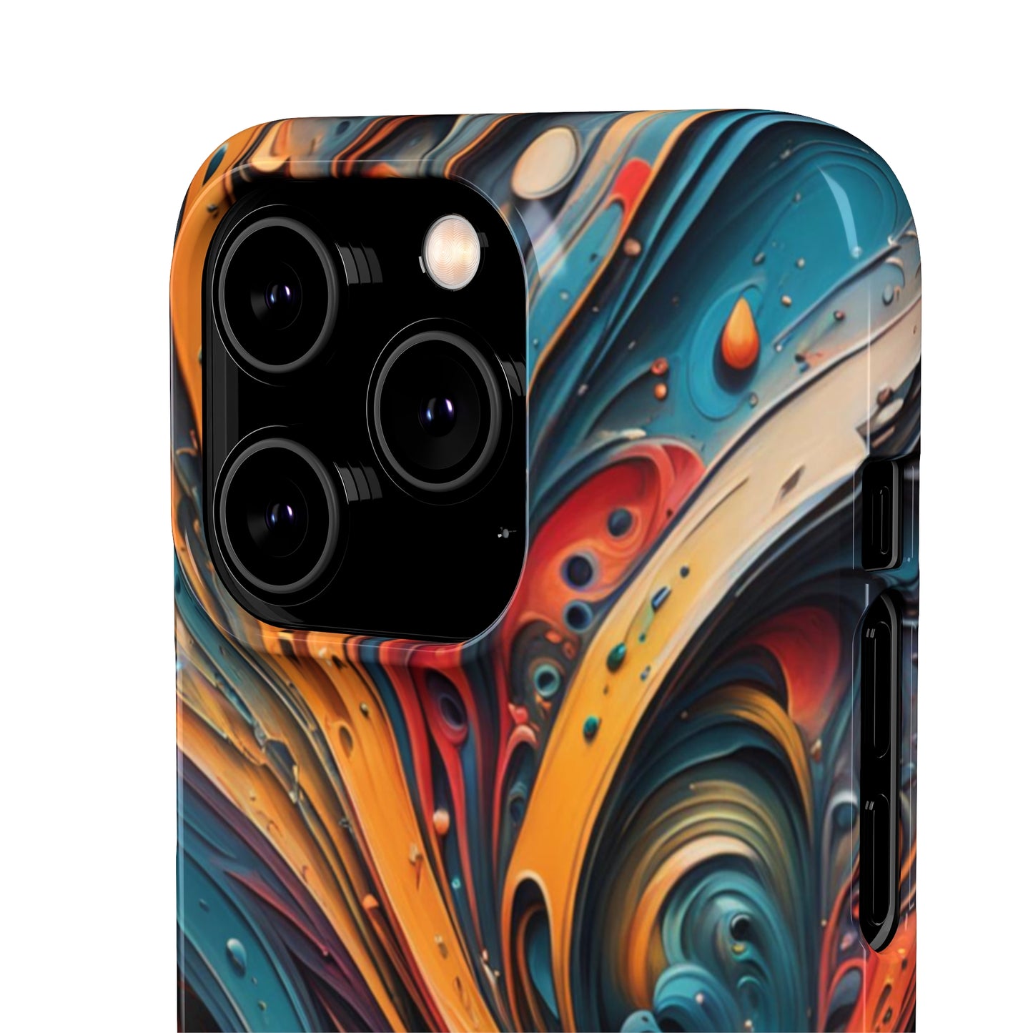 Abstract Colorful Swirls Snap Case - Colorwink