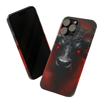 Red Eye Bull Slim Phone Case - Colorwink