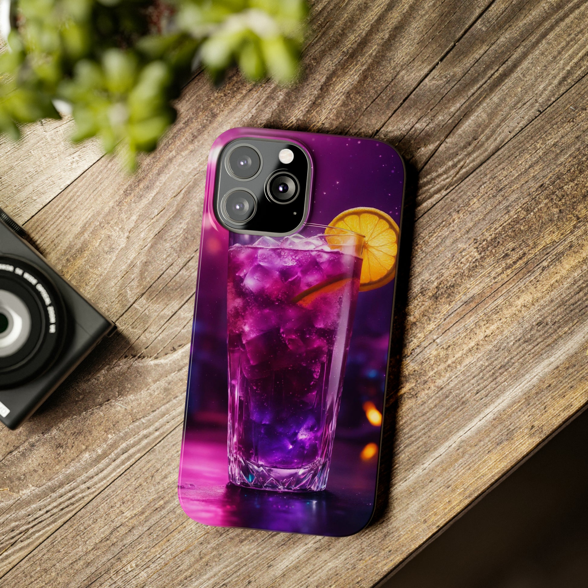 Purple Drink Slim Phone Case - Colorwink