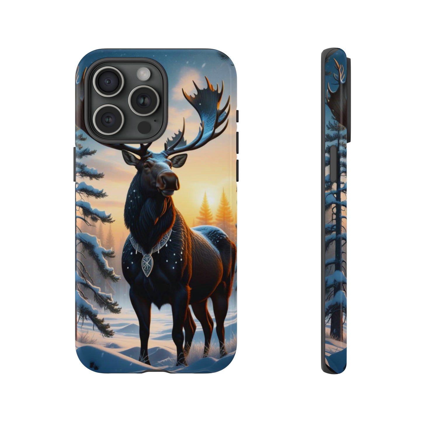 Winter Moose Tough Case