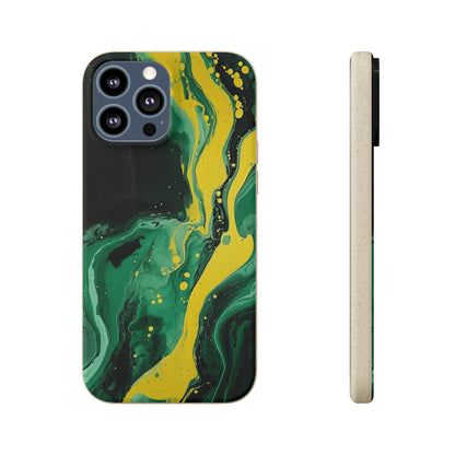 Swirling Shadows Design Biodegradable Case