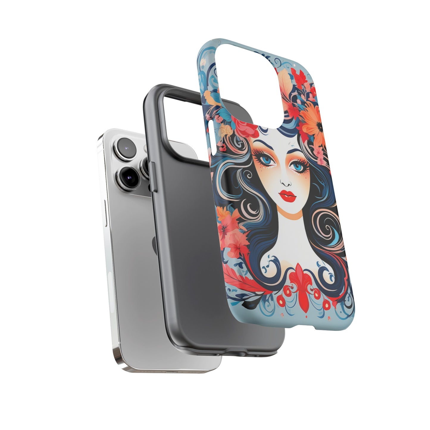 Floral Lady Tough Case