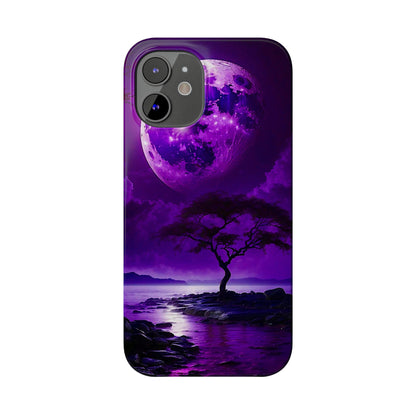 Violet Moon Slim Phone Case - Colorwink