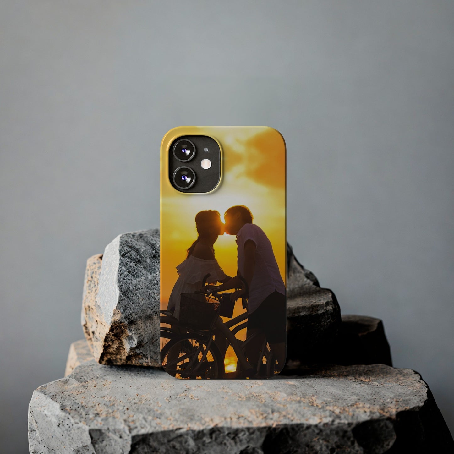 Sunset Kiss Slim Phone Case