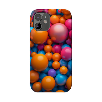 Colorful Pearls Slim Phone Case - Colorwink