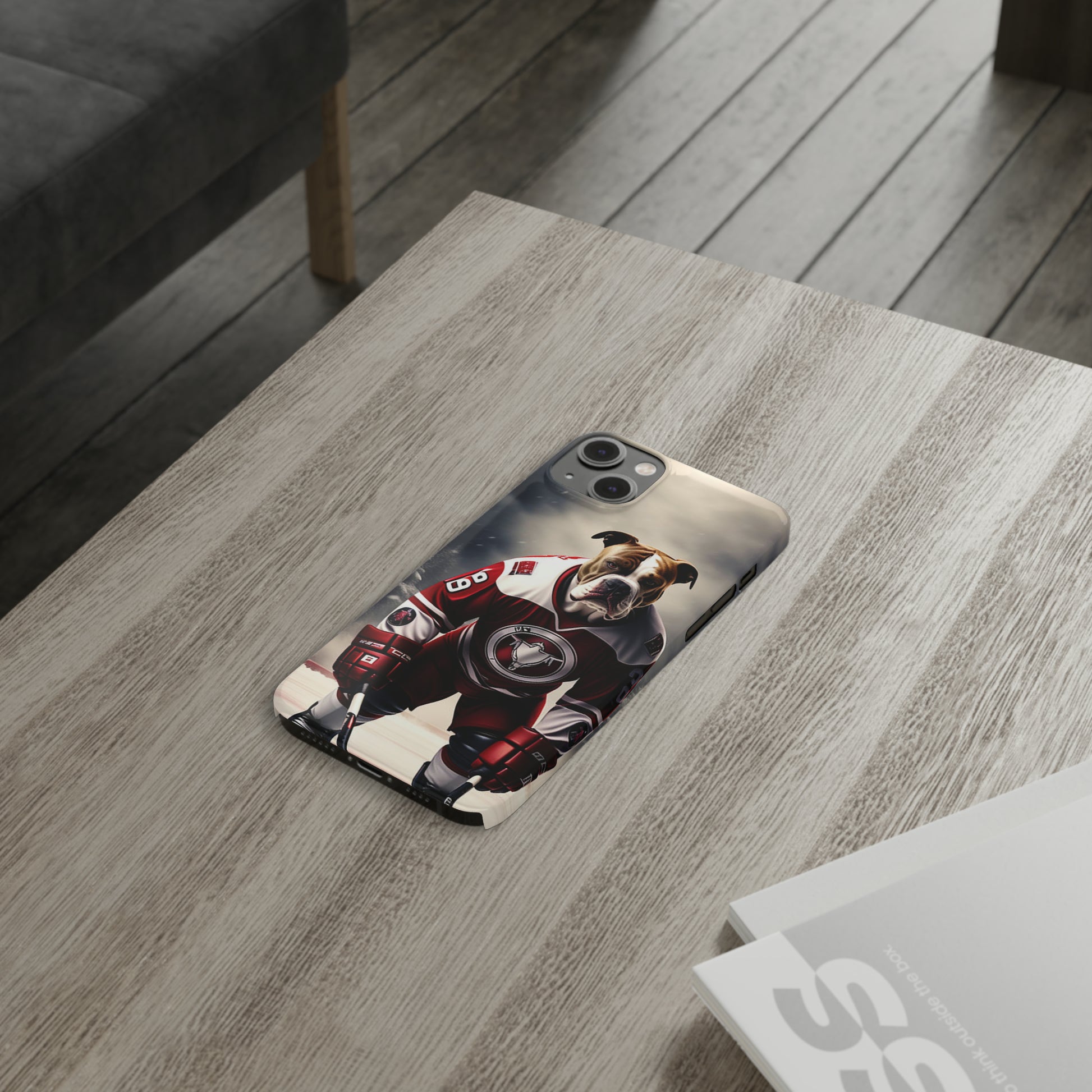 Ice Hockey Player Slim Phone Case - Colorwink