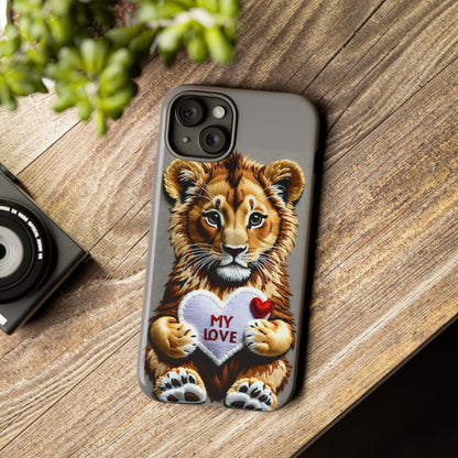 Love Lion Cub Tough Case