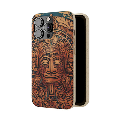 Marquesan Tattoo Style Biodegradable Case