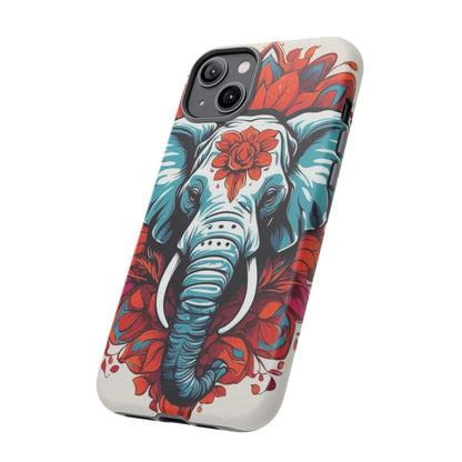 Floral Elephant Tough Case