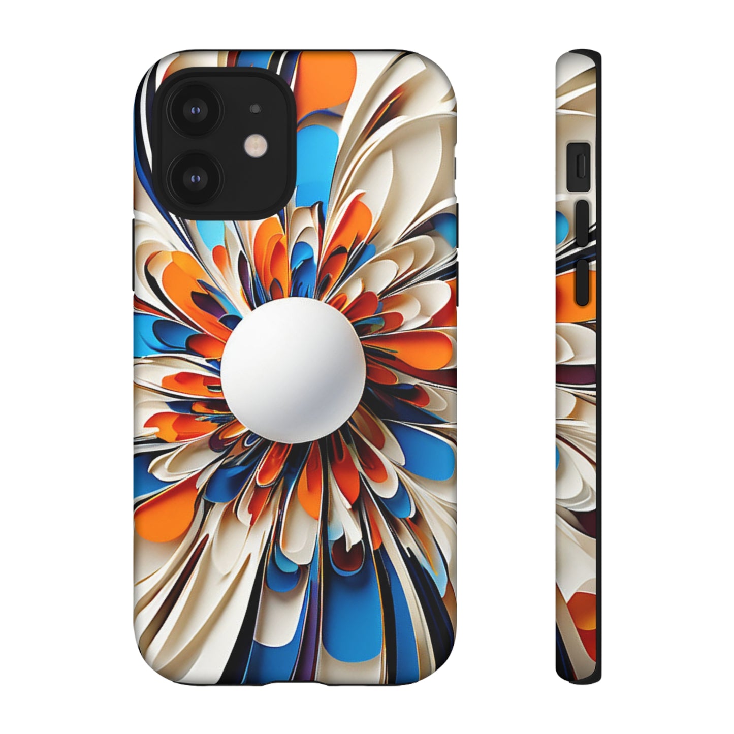 White Flower Tough Case