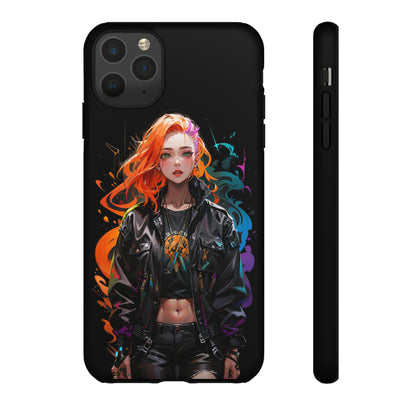 Cyberfunk Girl Tough Case