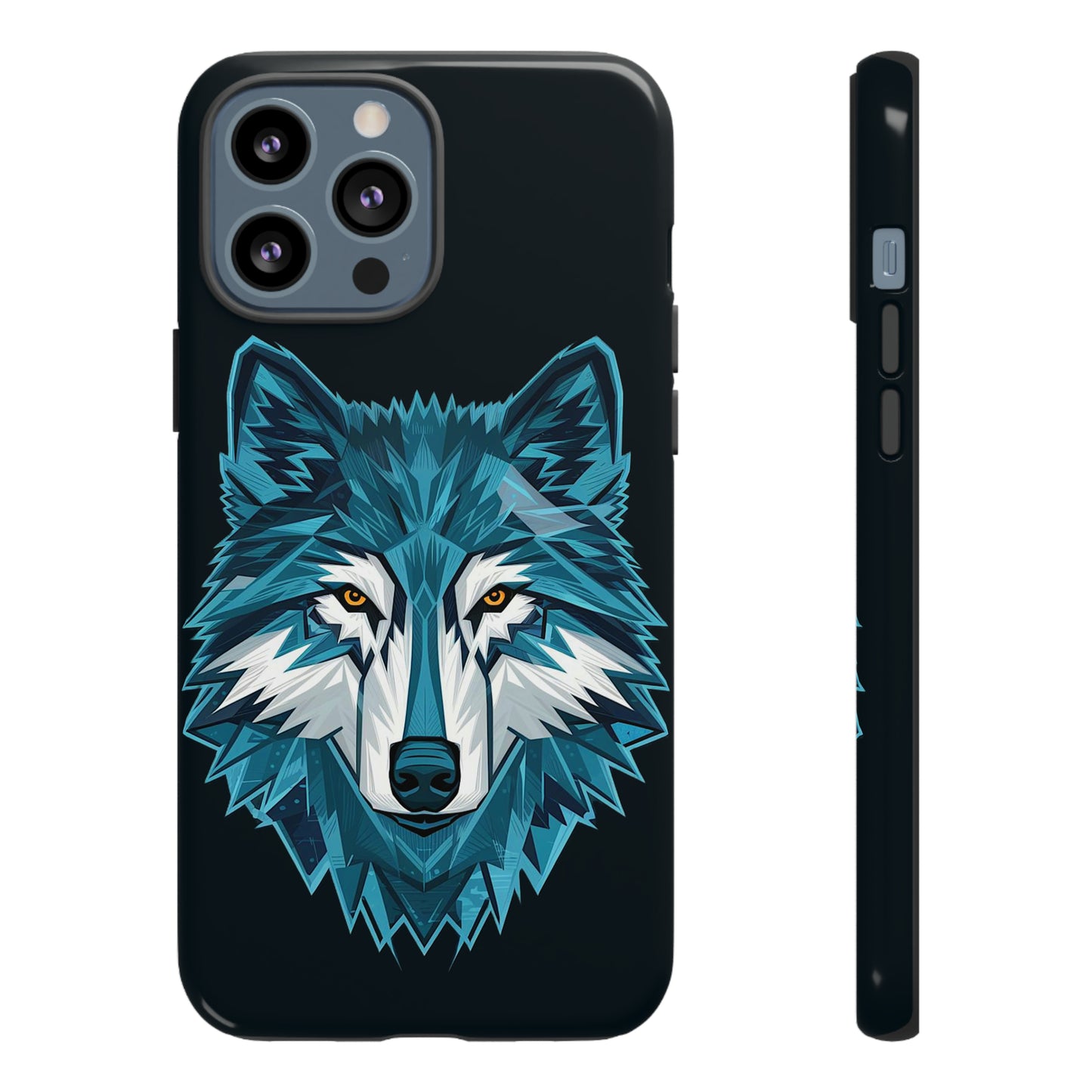 Cubism Wolf Art Tough Case