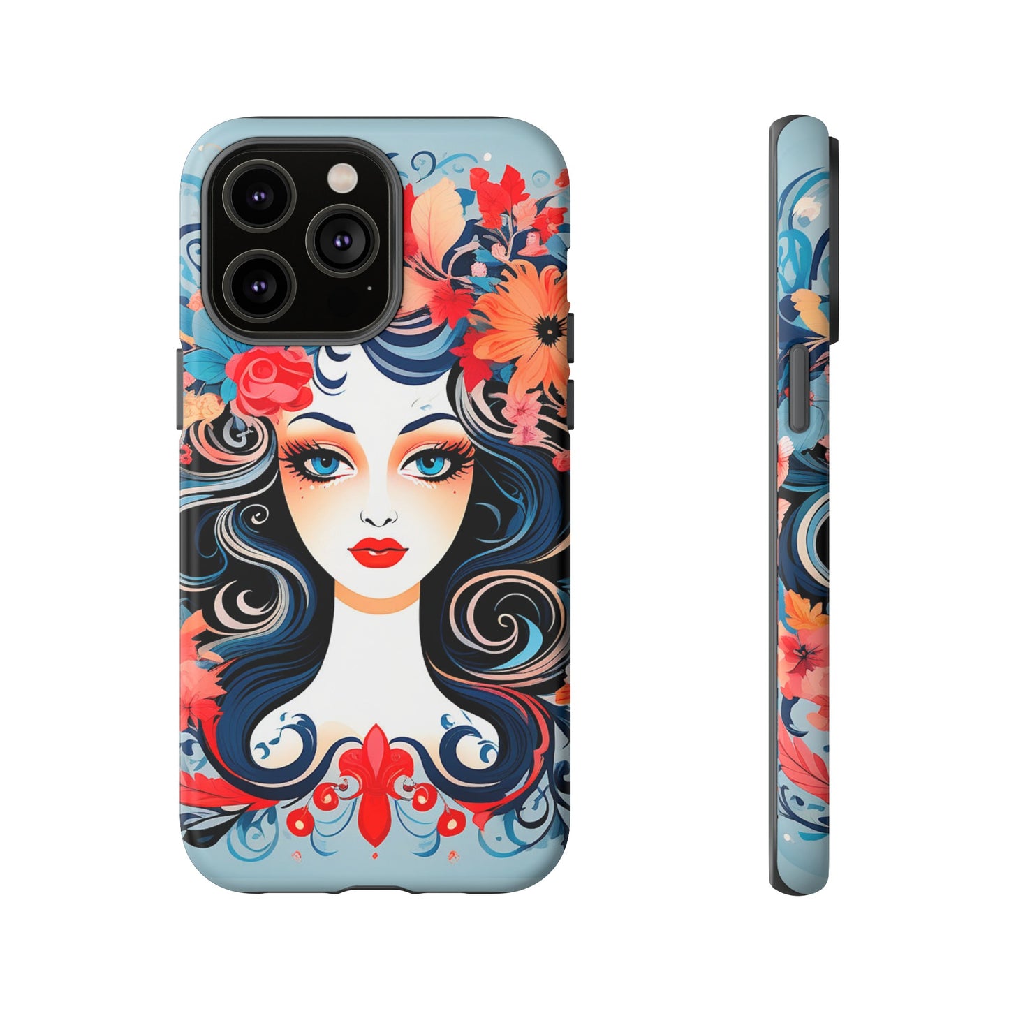 Floral Lady Tough Case