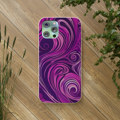 Abstract Illusions Biodegradable Case