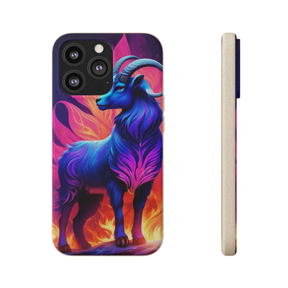 Pink Peculiar Goat Biodegradable Case