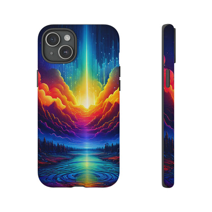 Rainbow Clouds Tough Case