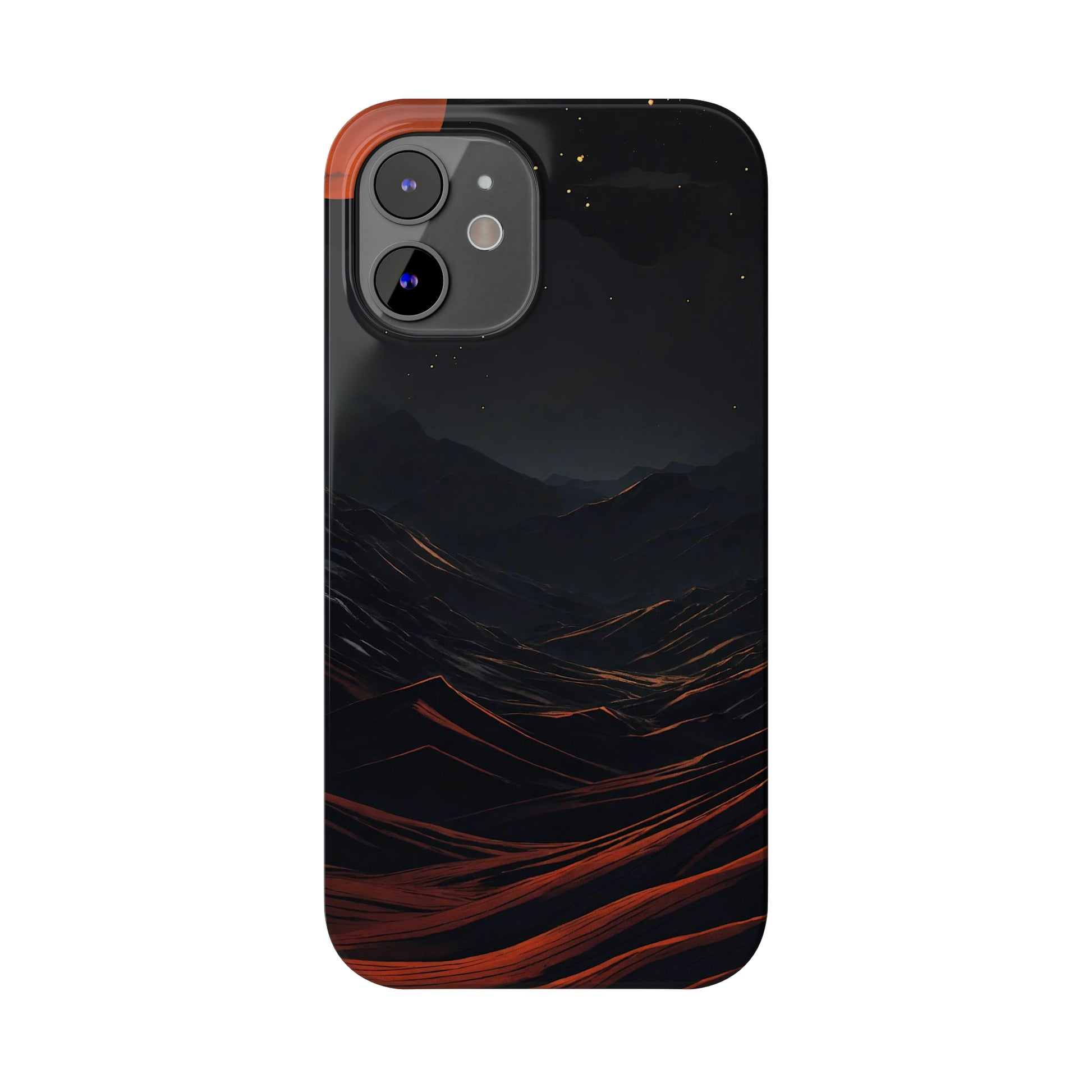 Dramatic Background Flat Slim Case - Colorwink