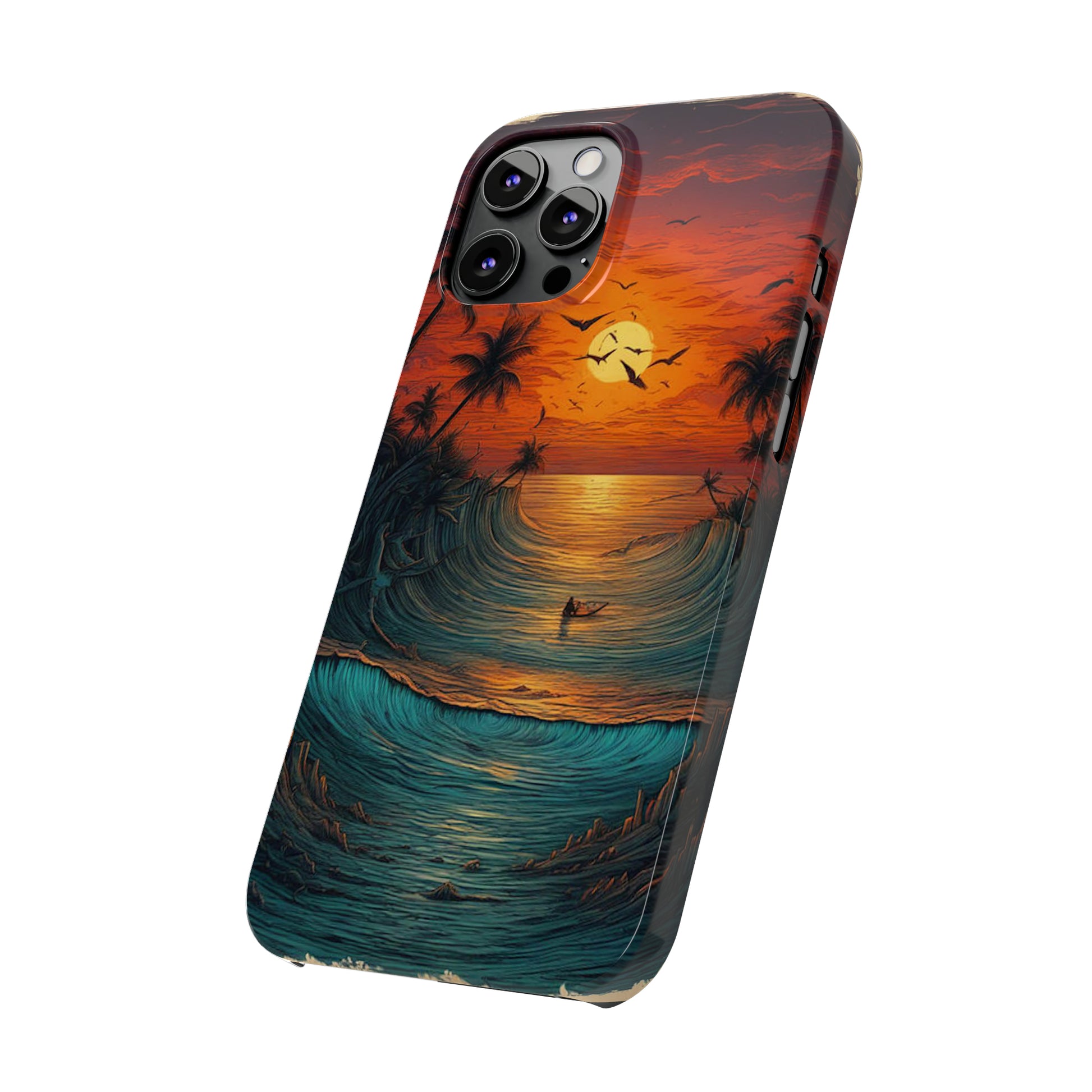 Golden Horizon Slim Case - Colorwink