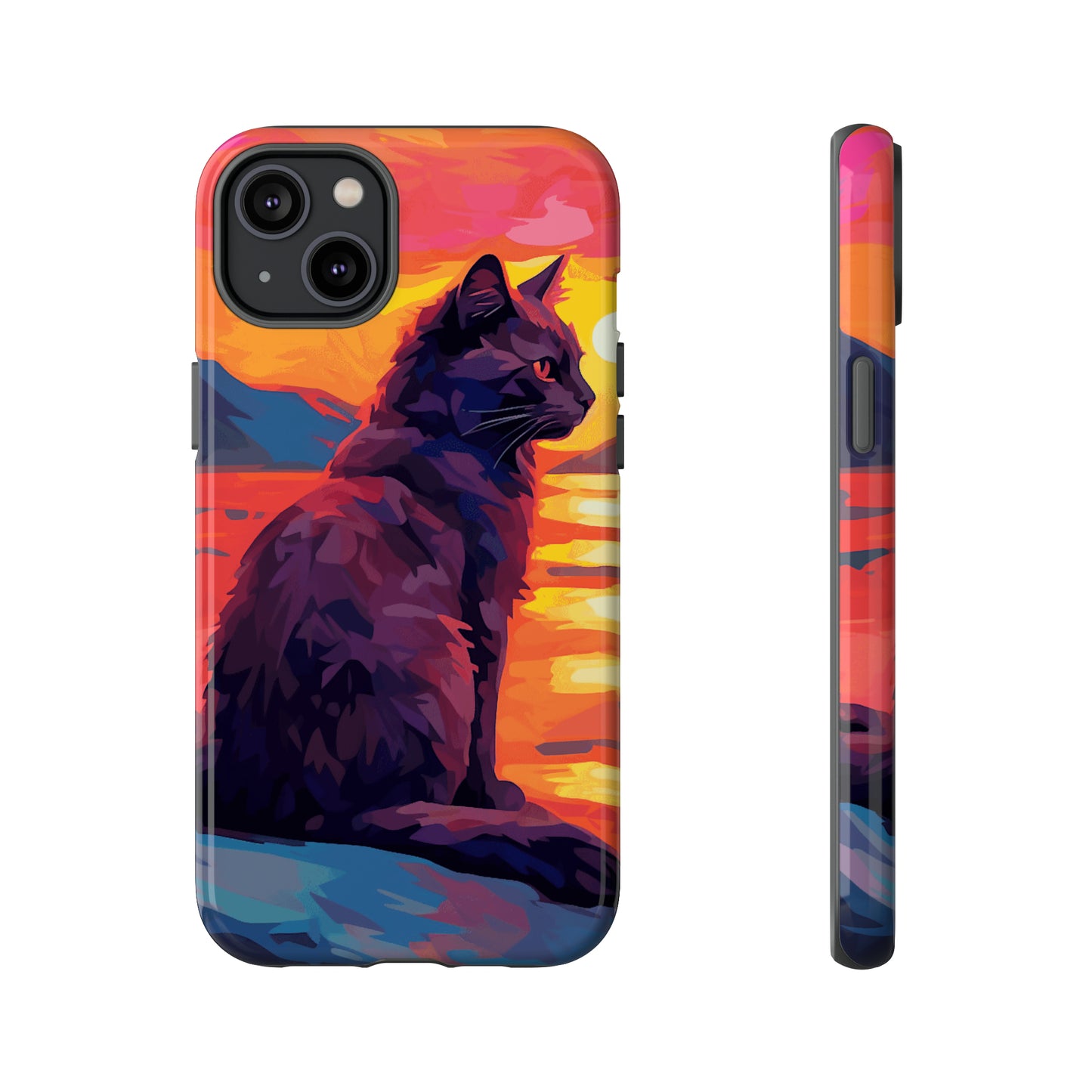 Sunset Cat Tough Case