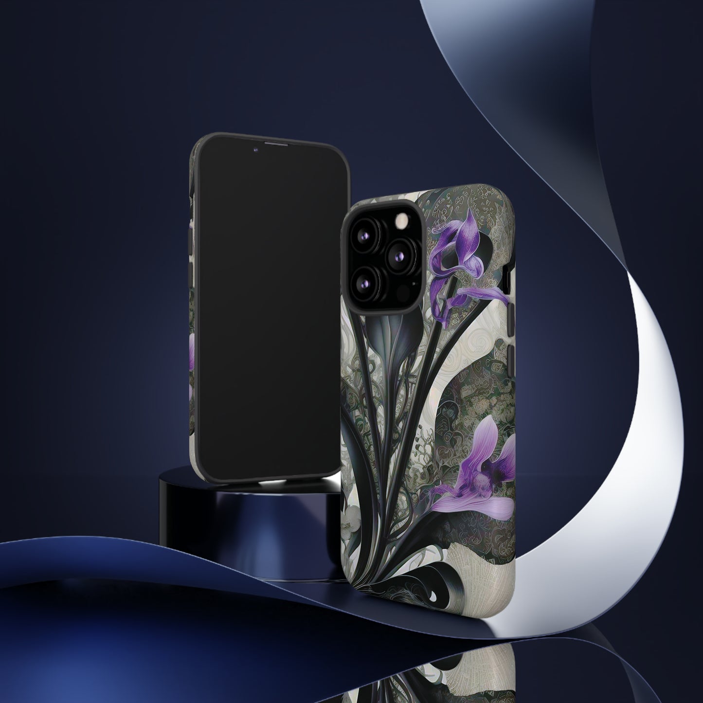 Black Orchid Tough Case