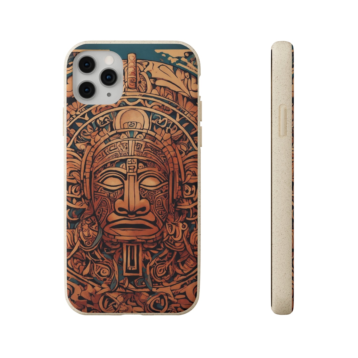 Marquesan Tattoo Style Biodegradable Case