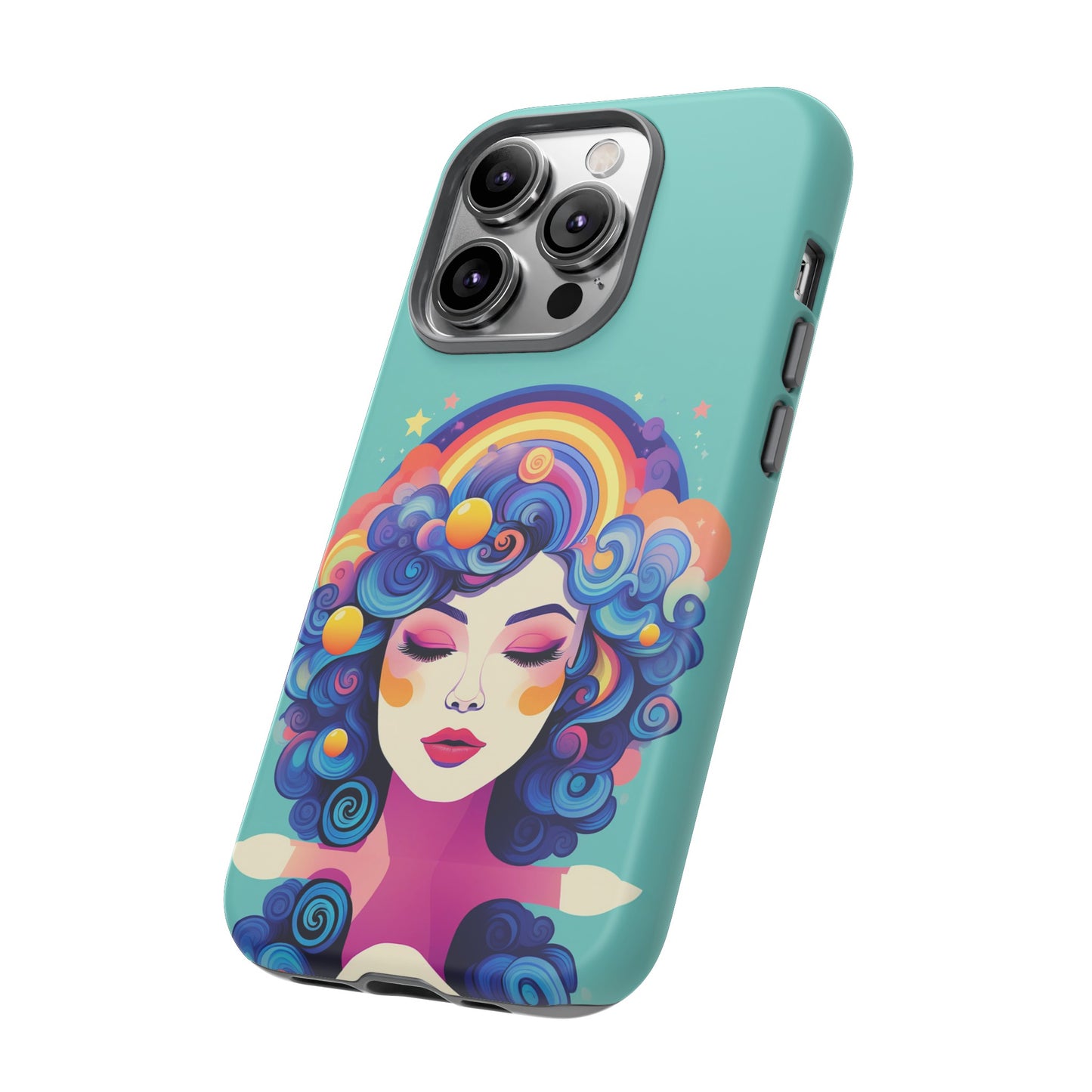 Blue Calm Lady Tough Case