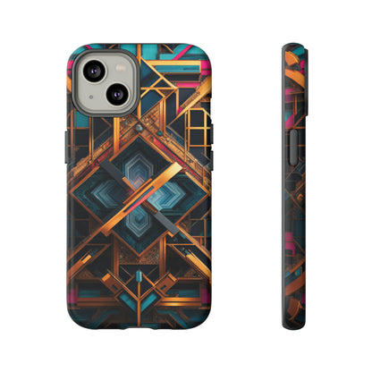 Abstract Tesseract Tough Case